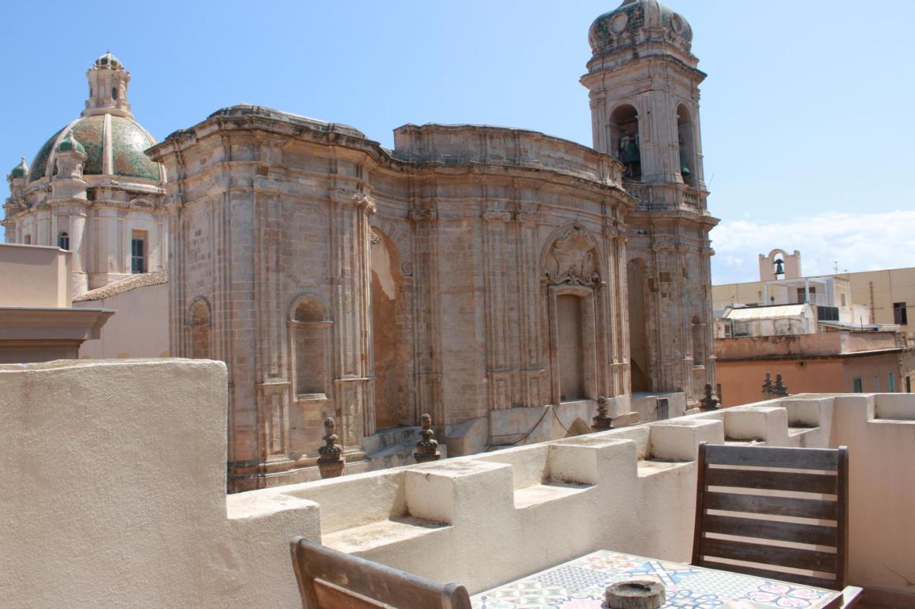 Central Cathedral Penthouse Apartment Trapani Exterior foto